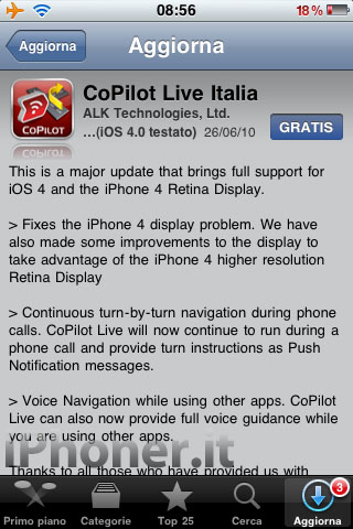 CoPilot Live Italia ora anche con il supporto al multitasking
