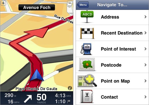 TomTom iPhone