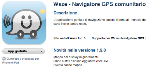 Waze update 1.9