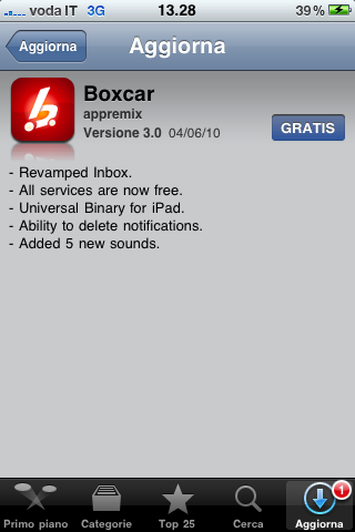 Boxcar si aggiorna alla versione 3.0 e rende gratuiti tutti i servizi!