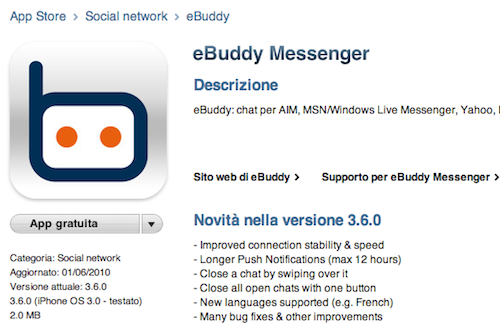 eBuddy update 3.6