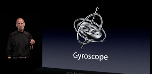 iPhone 4 giroscopio
