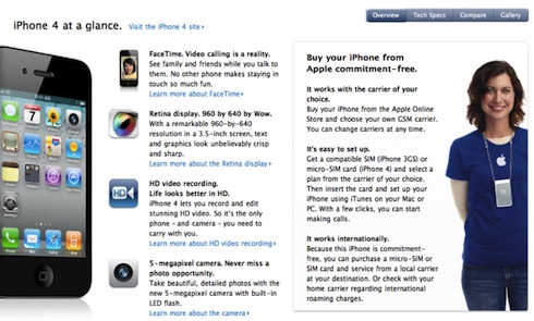 Apple conferma che l'iPhone 4 sarà sim unlocked