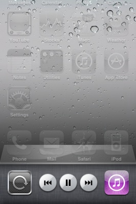 iPhone OS 4.0: i controlli nella barra del multitasking varieranno in base all'applicazione