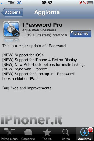 1Password Pro update 3.5