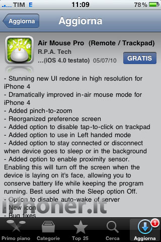 Air Mouse Pro update 2.1