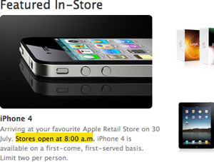 Apple Store Australia apertura ore 8