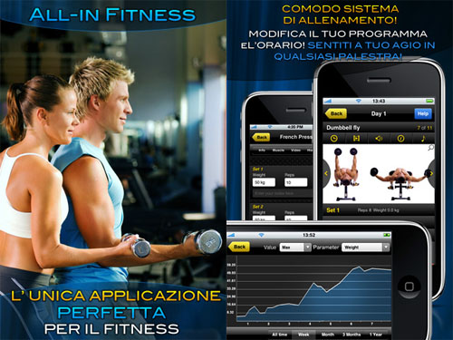 Fitness Tutto-in-Uno, una nuova applicazione dedicata al fitness 