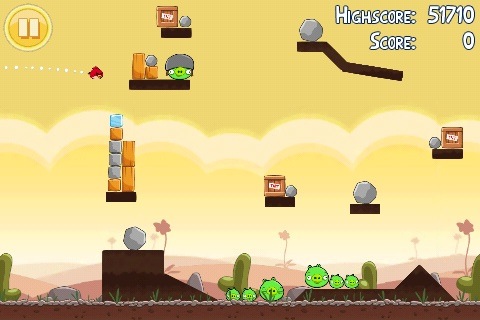Angry Birds: gli uccelli arrabbiati arrivano sui vostri iPhone