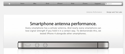 Sul sito Apple arriva una pagina completamente dedicata all'antenna