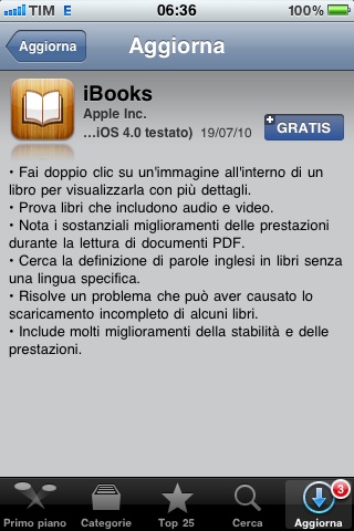 iBooks update 1.1.1