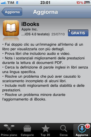 iBooks, nuovo update in App Store