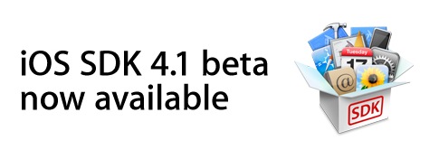Apple rilascia iOS 4.1 beta 2 per gli sviluppatori