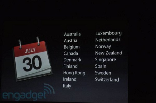 iPhone 4 arriverà in Italia il 30 luglio