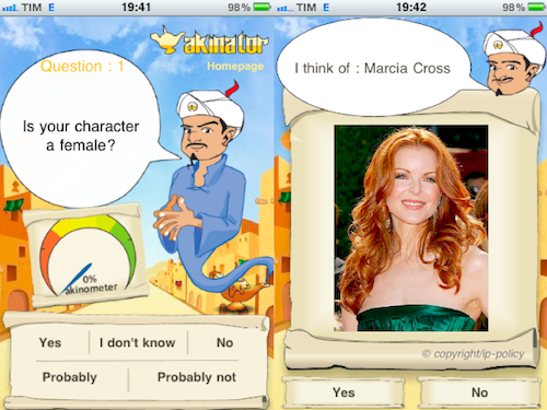 il gioco akinator