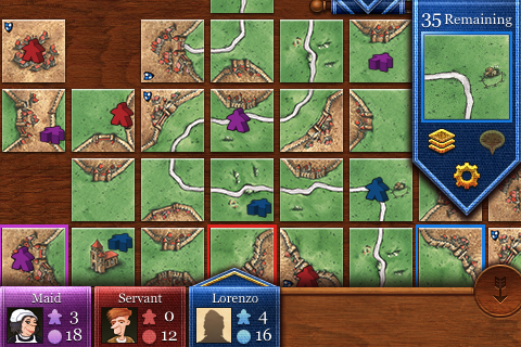 Carcassonne – Tavolo di gioco