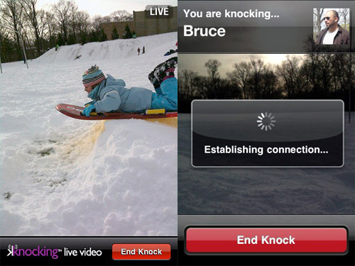 Knocking Live Video è quasi pronta ad iOS 4
