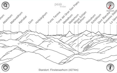 App Della Settimana: PeakFinder Alps