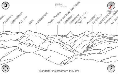 PeakFinder Alps