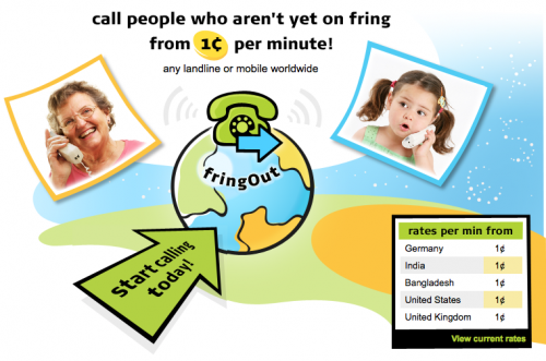 FringOut emula Skype: chiamate internazionali a basso costo