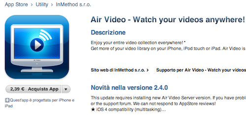 Air Video update 2.4