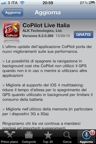 CoPilot Live Italia: il nuovo update è arrivato in App Store