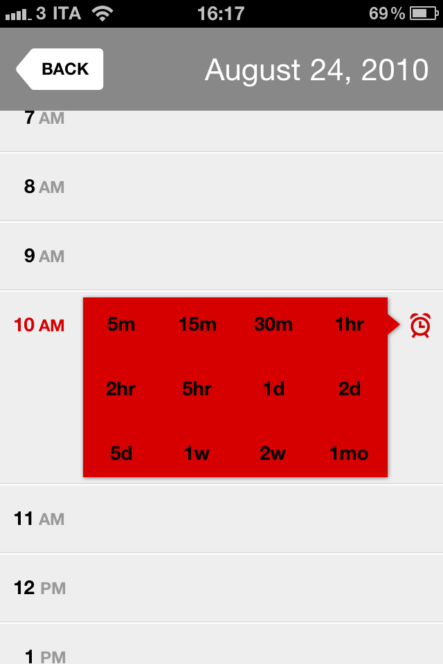 Calvetica: un calendario per iPhone dalla facilità d'uso sbalorditiva
