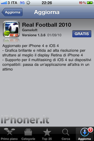 Real Footbal 2010 update 1.3.6