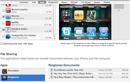 Ringtone Designer Pro file sharing