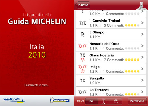 Ristoranti della Guida MICHELIN 2010