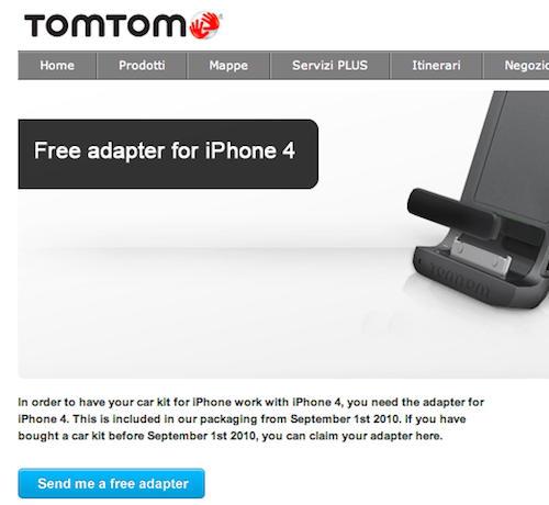 TomTom adattatore iPhone 4