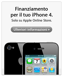 iPhone 4 con finanziamento