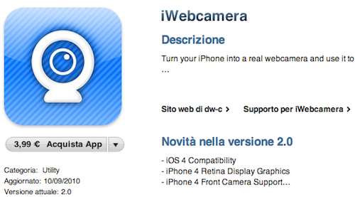 iWebcamera update 2.0