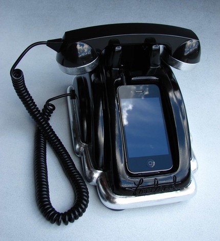 iRetrophone Skyliner: Un iPhone noir 