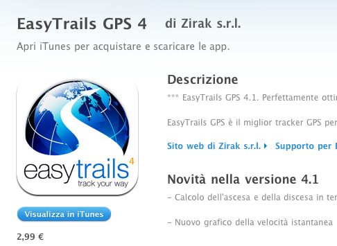 EasyTrails GPS 4