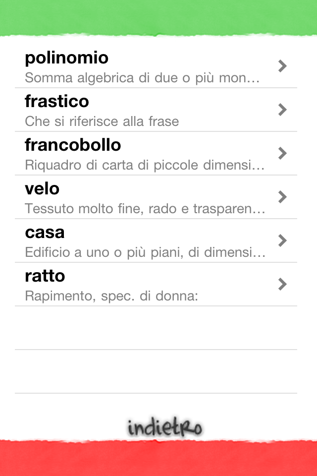 Facile italiano: il dizionario sempre con te