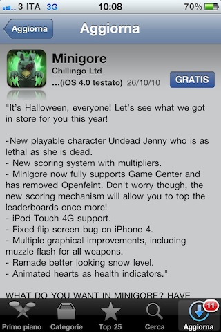 Minigore update 1.292