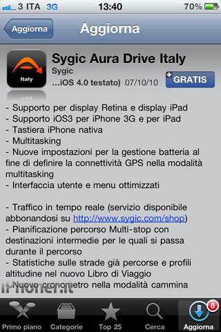 Sygic Aura Drive Italy: la versione 2.0 è arrivata in App Store con molte interessanti novità