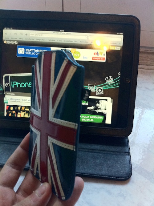 Pochette Union Jack: una custodia in stile inglese per iPhone 4
