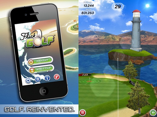 Flick Golf arriva in App Store