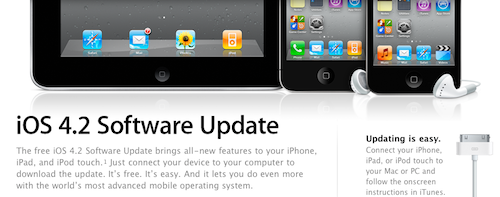 iOS 4.2.1 è qui: tutte le novità