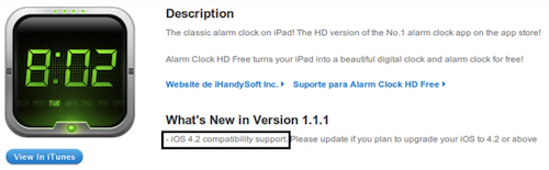 iOS 4.2: app compatibili compaiono su iTunes Store 