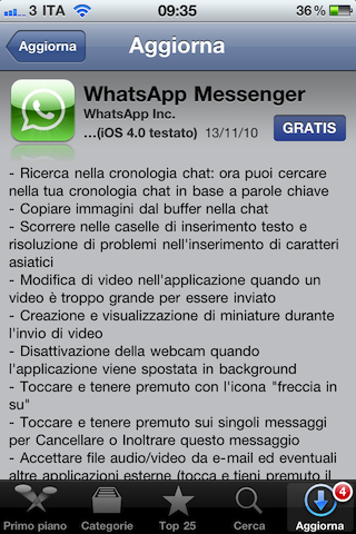 Whatsapp update 2.5.12