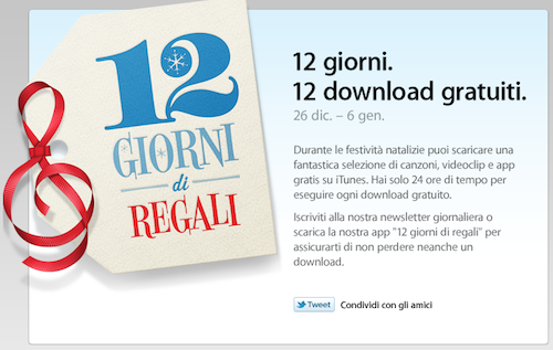 12 giorni di regali