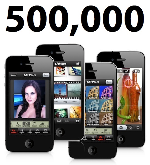 Camera+ fa registrare 500.000 vendite in soli 2 giorni