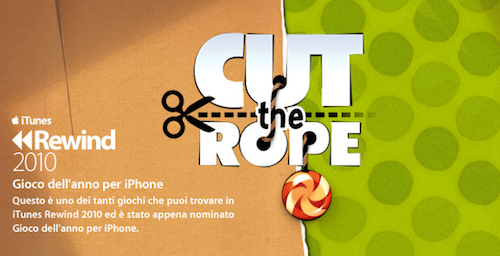 Gioco dell’anno Cut the Rope