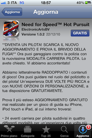 Need for Speed Hot Pursuit update 1.0.2