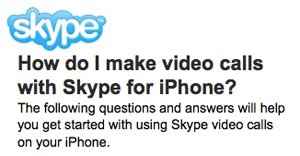 Skype sta per aggiungere la videochiamata ad iOS 