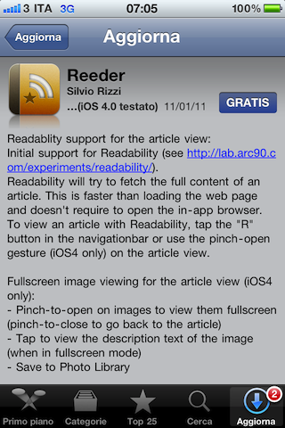 Reeder update 2.3