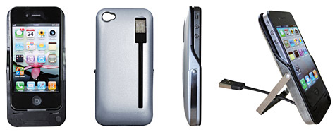 Oyama: battery pack e case per iPhone 4 
